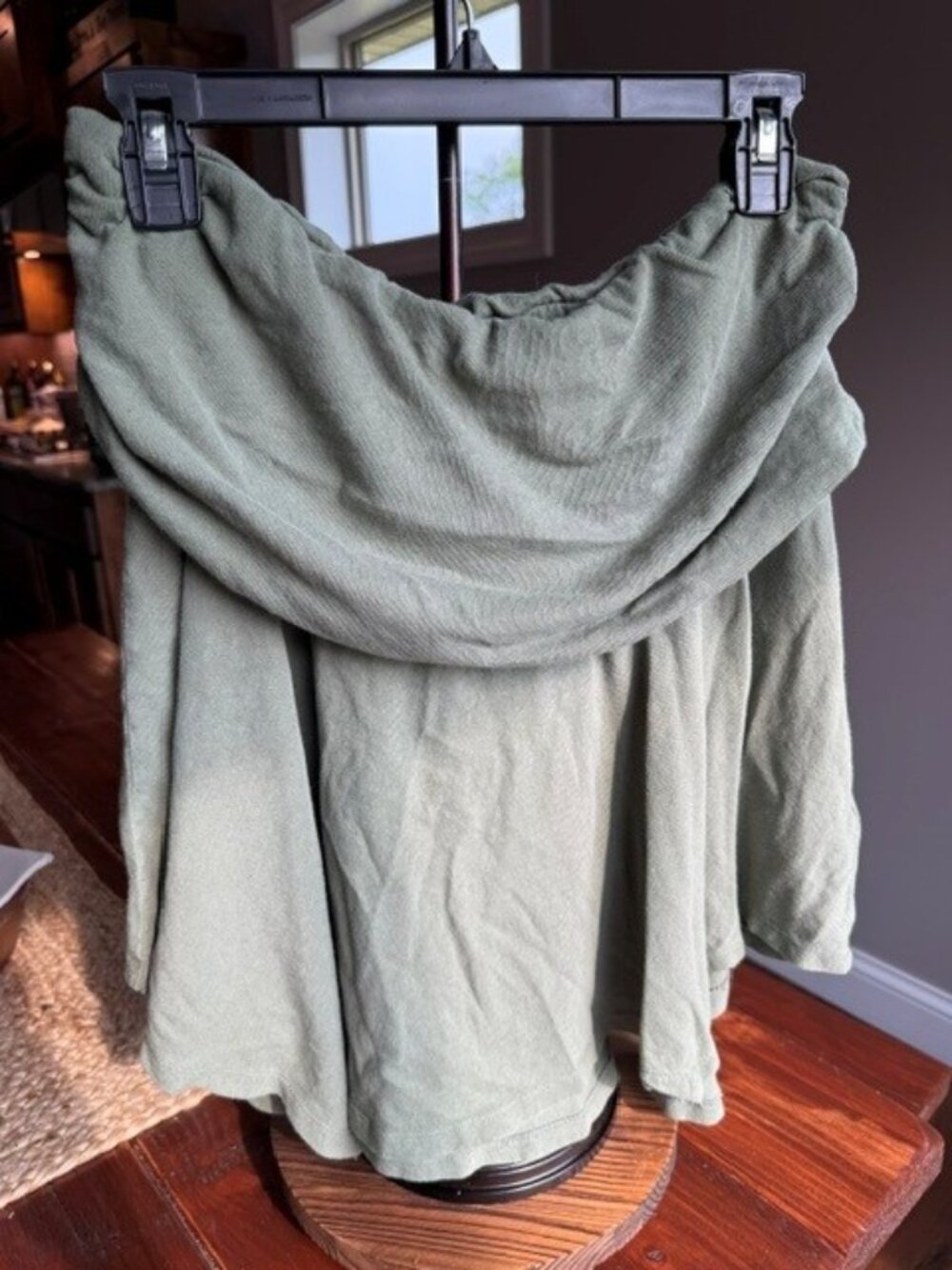 Aerie Army Green/Olive Green Convertible Skirt/Babydoll Tube Top